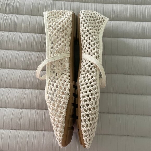 Trending Off White Fishnet Style Mary Jane - Picture 5 of 7